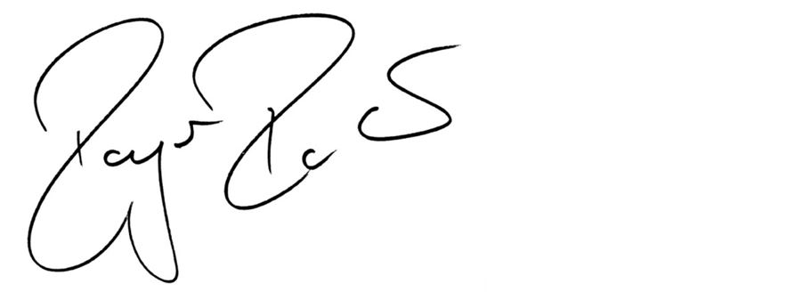 Unterschrift Roger Federer